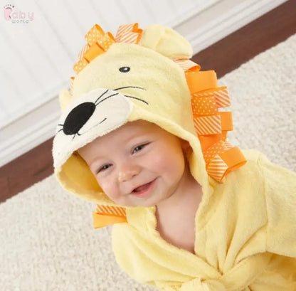 Cute Cartoon Animal Modeling Baby Bathrobes Baby World