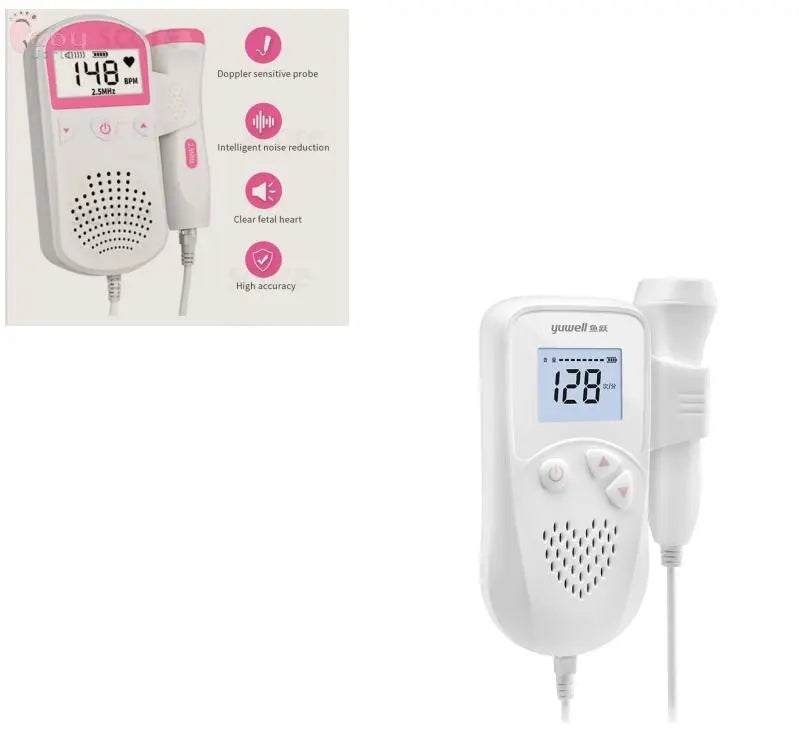 Fetal Heart Rate Monitor Home Pregnancy Baby Fetal Sound Heart Rate Detector Baby World