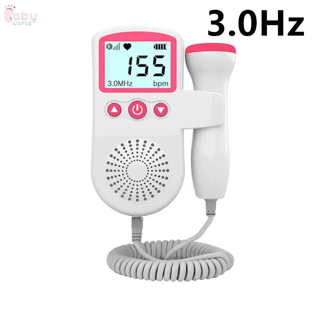 Fetal Heart Rate Monitor Home Pregnancy Baby Fetal Sound Heart Rate Detector Baby World