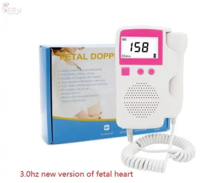 Fetal Heart Rate Monitor Home Pregnancy Baby Fetal Sound Heart Rate Detector Baby World