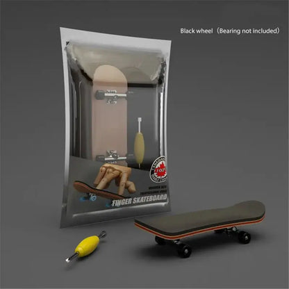 Finger SkateBoard Wooden Fingerboard Toy Professional Stents Finger Skate Set Novelty Gift - Baby World