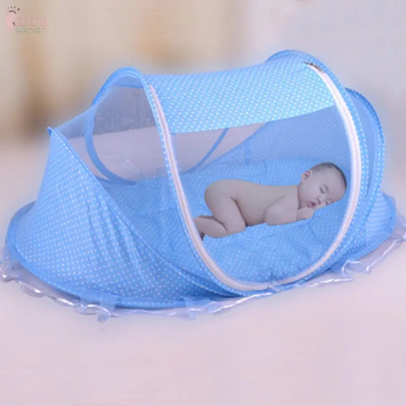 Foldable  Baby Bed Net With Pillow Net 2pieces Set Baby World