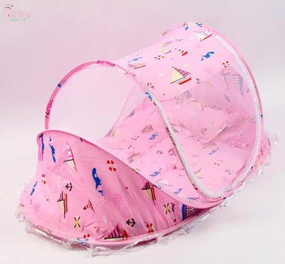 Foldable  Baby Bed Net With Pillow Net 2pieces Set Baby World