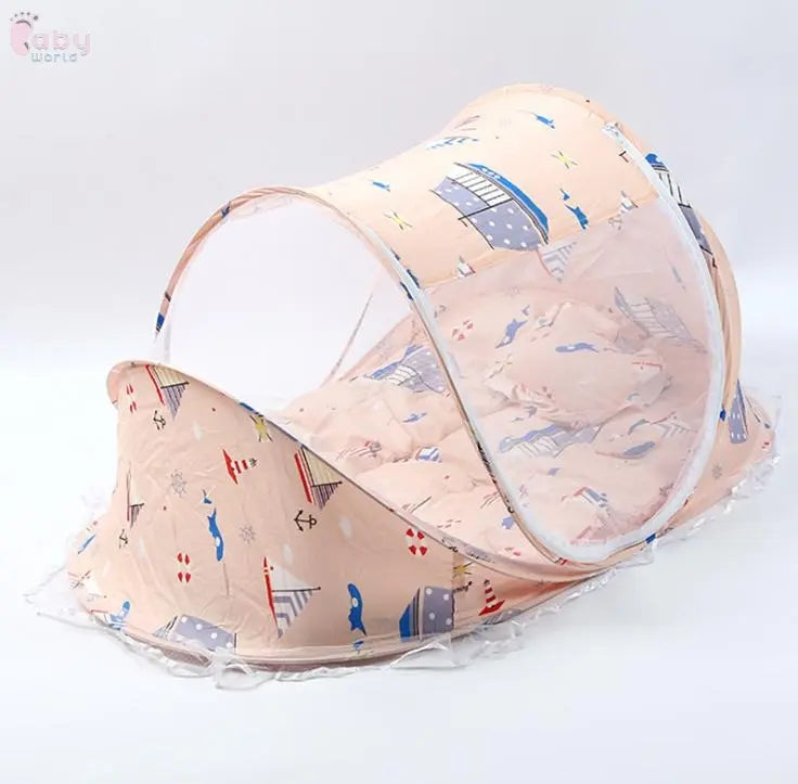 Foldable  Baby Bed Net With Pillow Net 2pieces Set Baby World