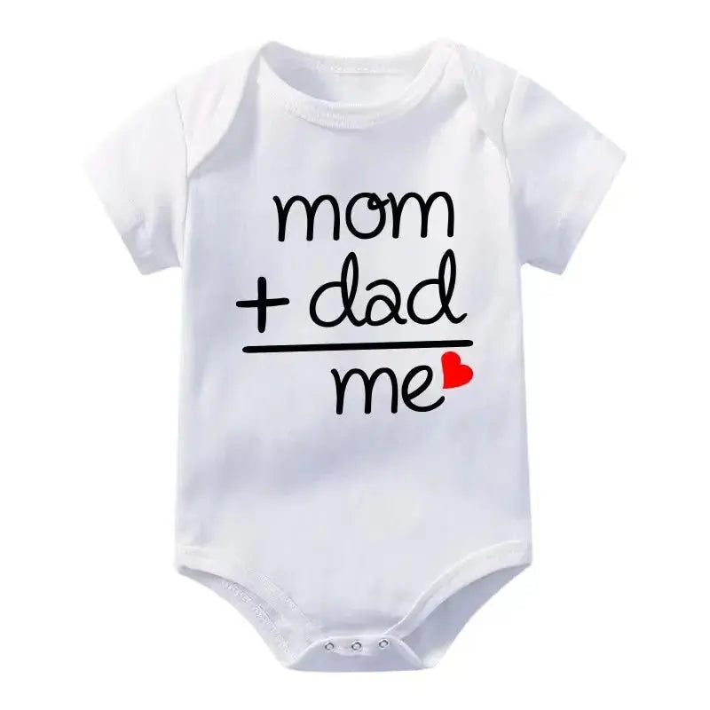 Newborn Jumpsuit Boys/Girls Letter Print Short Sleeves Romper - Baby World