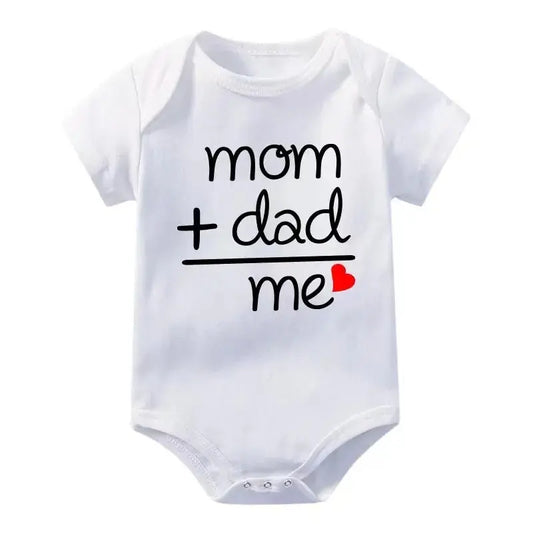 Newborn Jumpsuit Boys/Girls Letter Print Short Sleeves Romper - Baby World