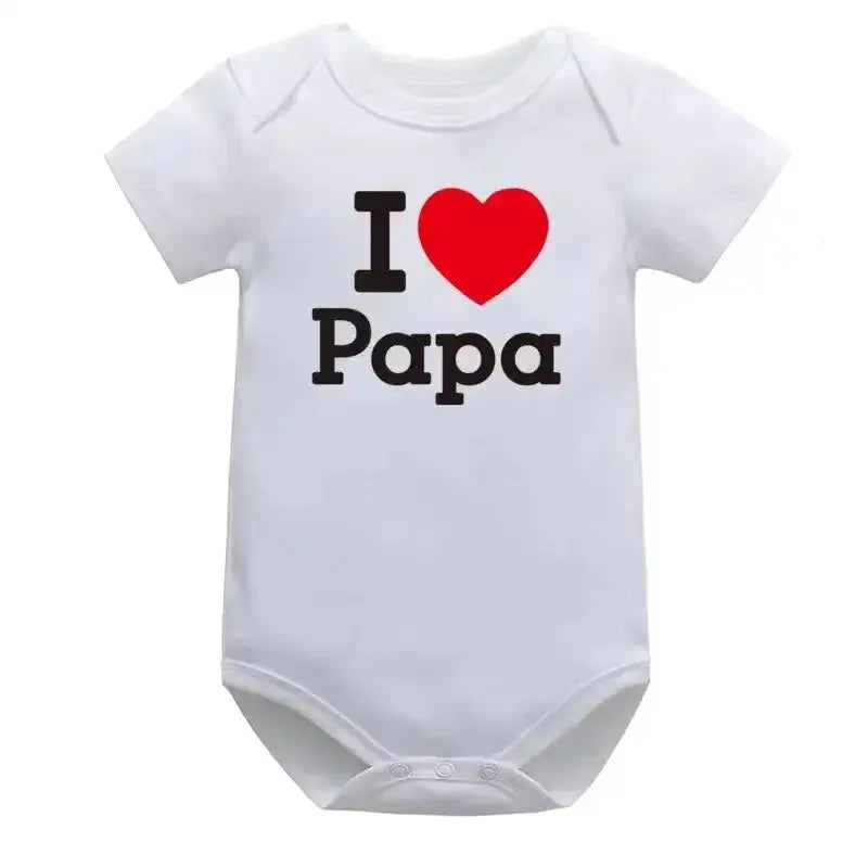 Newborn Jumpsuit Boys/Girls Letter Print Short Sleeves Romper - Baby World