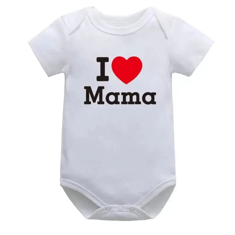 Newborn Jumpsuit Boys/Girls Letter Print Short Sleeves Romper - Baby World