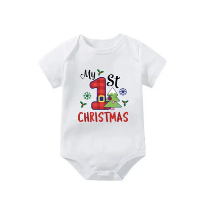 Newborn Jumpsuit Boys/Girls Letter Print Short Sleeves Romper - Baby World