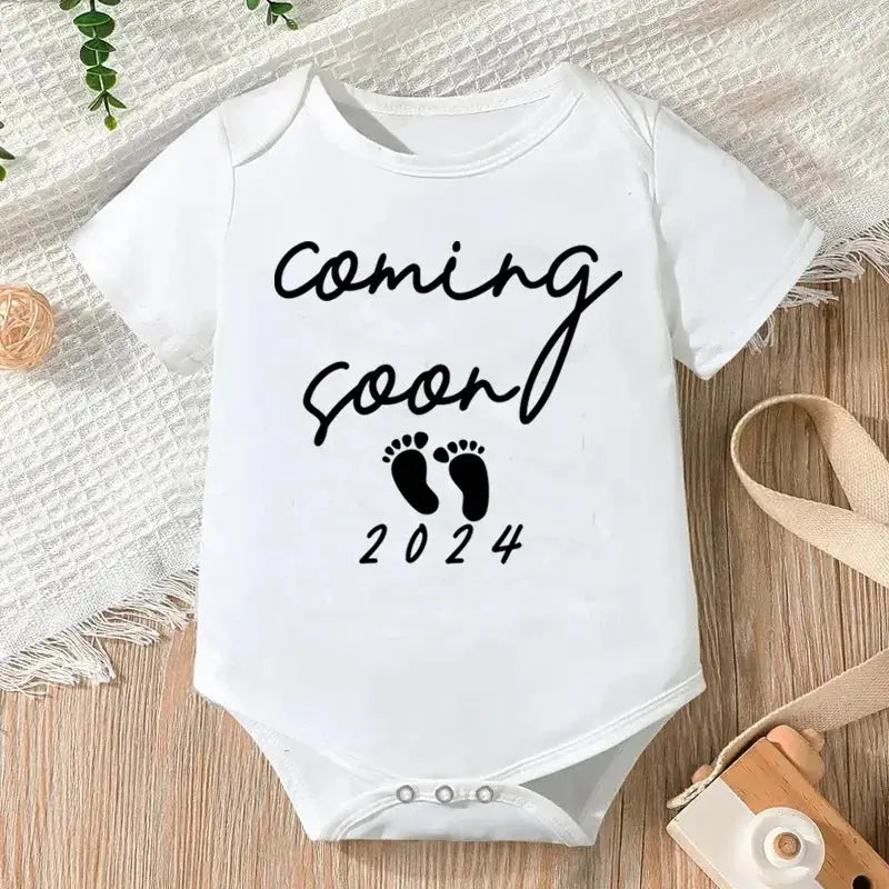 Newborn Jumpsuit Boys/Girls Letter Print Short Sleeves Romper - Baby World