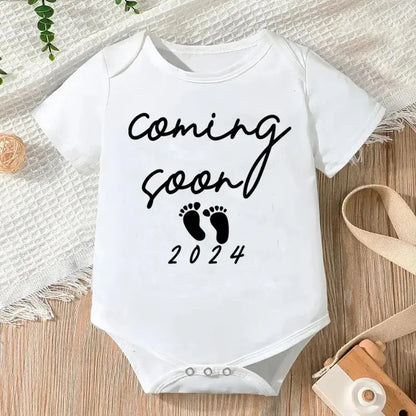 Newborn Jumpsuit Boys/Girls Letter Print Short Sleeves Romper - Baby World
