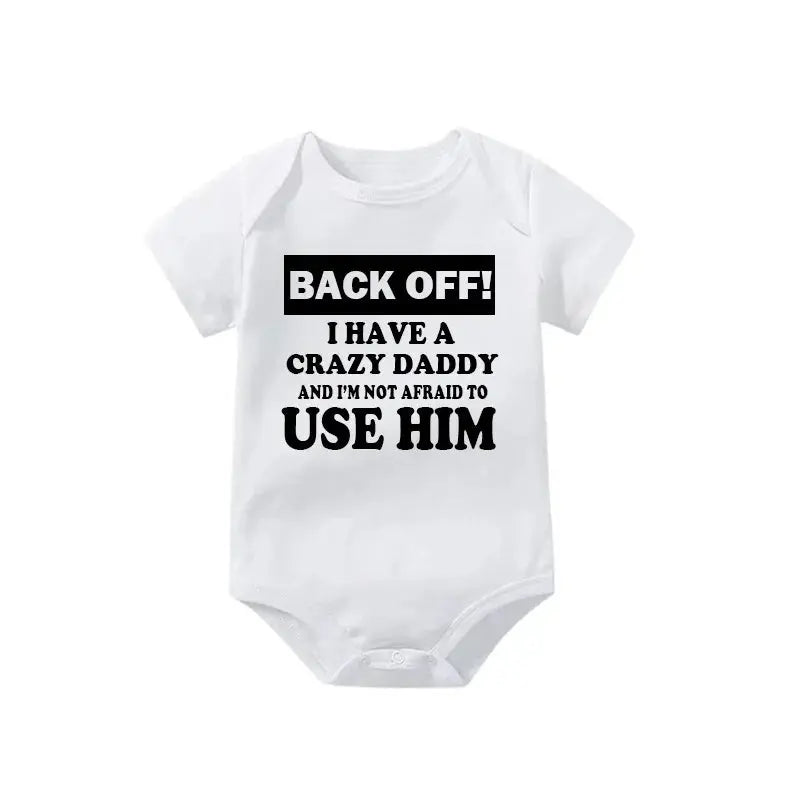 Newborn Jumpsuit Boys/Girls Letter Print Short Sleeves Romper - Baby World