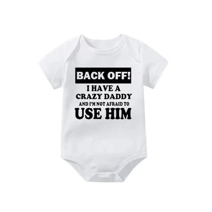 Newborn Jumpsuit Boys/Girls Letter Print Short Sleeves Romper - Baby World