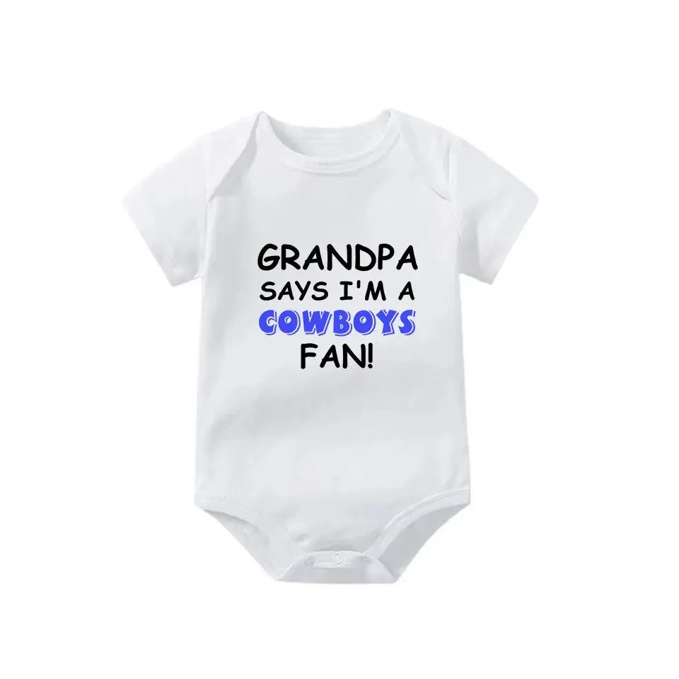 Newborn Jumpsuit Boys/Girls Letter Print Short Sleeves Romper - Baby World