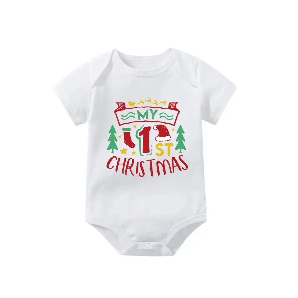 Newborn Jumpsuit Boys/Girls Letter Print Short Sleeves Romper - Baby World