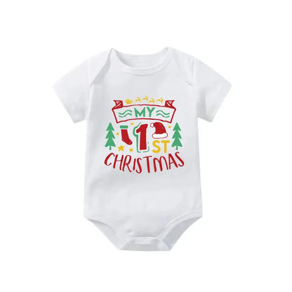 Newborn Jumpsuit Boys/Girls Letter Print Short Sleeves Romper - Baby World