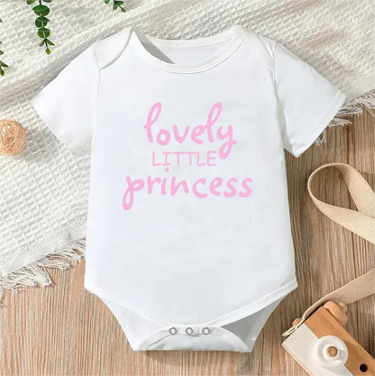Newborn Jumpsuit Boys/Girls Letter Print Short Sleeves Romper - Baby World