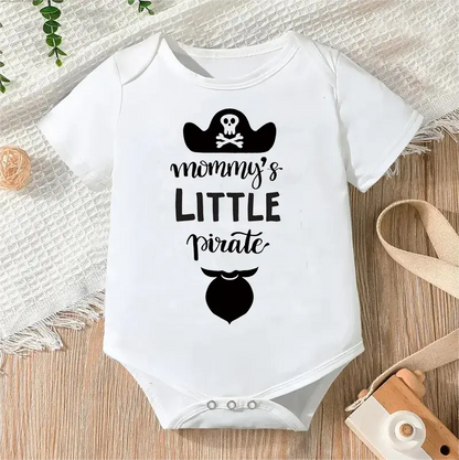 Newborn Jumpsuit Boys/Girls Letter Print Short Sleeves Romper - Baby World