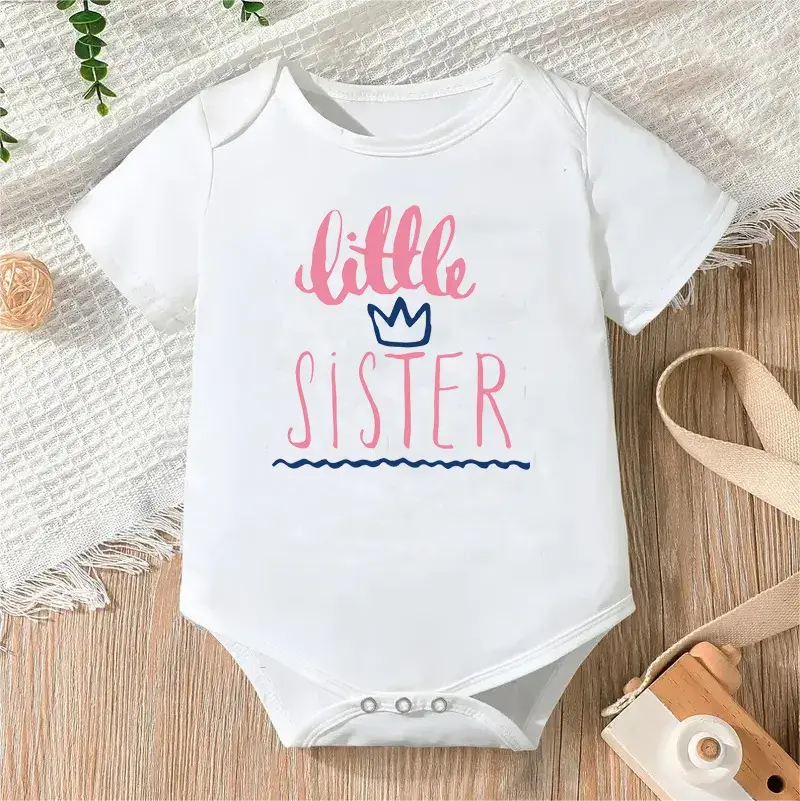 Newborn Jumpsuit Boys/Girls Letter Print Short Sleeves Romper - Baby World
