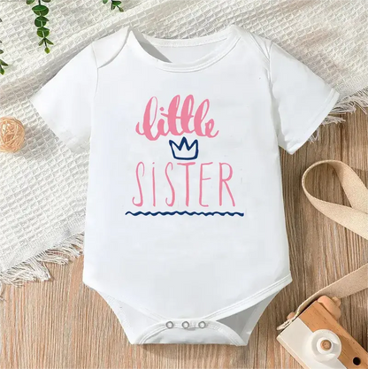 Newborn Jumpsuit Boys/Girls Letter Print Short Sleeves Romper - Baby World
