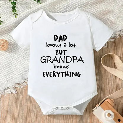 Newborn Jumpsuit Boys/Girls Letter Print Short Sleeves Romper - Baby World