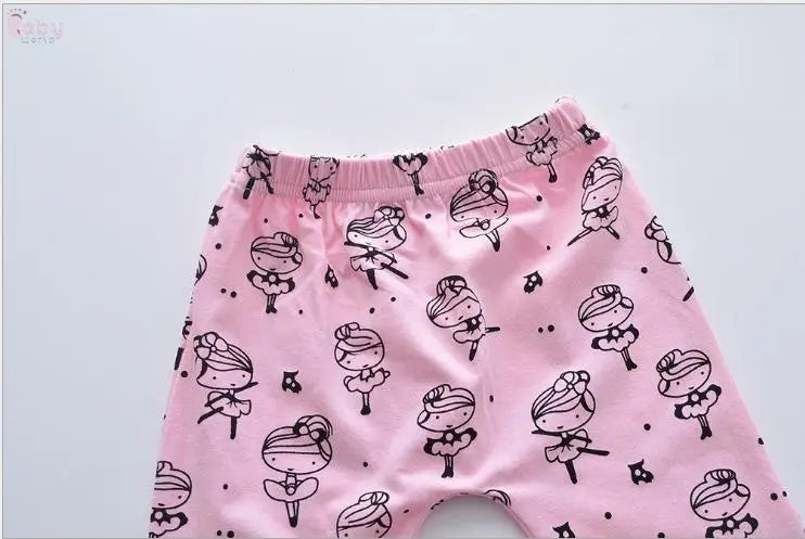 Infant Baby Girls Clothes Daddy's Little Girl T-shirt Cartoon Pants Headband Toddler Outfits Clothing Set Baby World