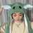 Kawaii Anime Star Wars Baby Yoda Plush Ears Hat - Baby World