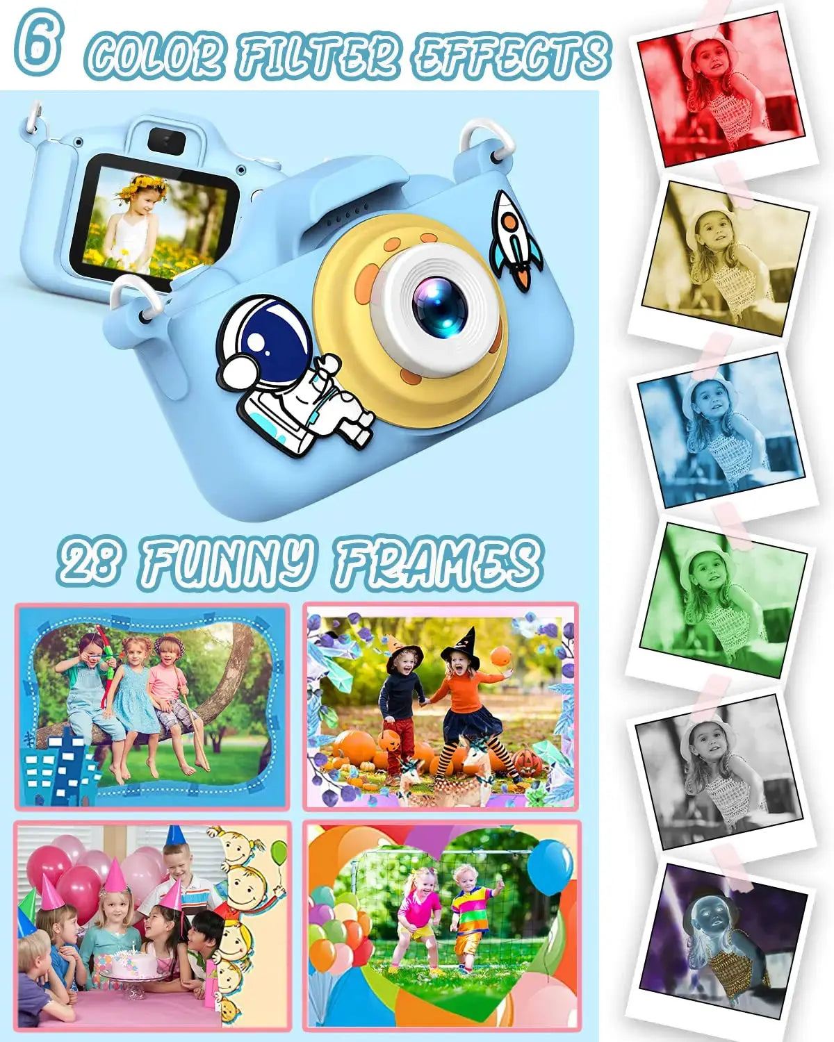Kids HD Kids Digital Video Cameras Toys with 32GB SD Card - Baby World