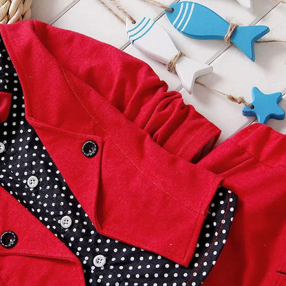 Kids Thinner Clothes Sets Spring Autumn Tracksuit Baby Boys Kid Long Sleeve Gentleman Suits Children T Shirt Pants Clothing Sets Baby World