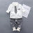 Kids Thinner Clothes Sets Spring Autumn Tracksuit Baby Boys Kid Long Sleeve Gentleman Suits Children T Shirt Pants Clothing Sets Baby World