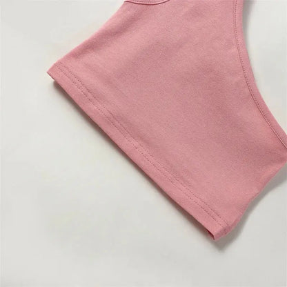 Lioraitiin 2Pcs One Shoulder Sleeveless Baby Tank Tops Shorts Set - Baby World