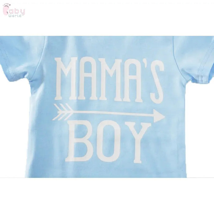 Mama's Boy Short-Sleeved Two-Piece Suit Baby World