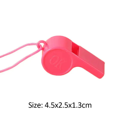Mini Whistle With Rope Children Kids Sports Football Soccer Rugby Cheerleading Fans Cheer Whistles Birthday Party Gifts Favors - Baby World