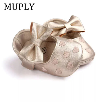 Moccasins Moccs Bow Fringe Soft Soled Non-slip Shoes - Baby World