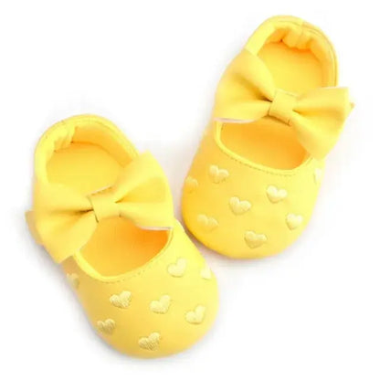 Moccasins Moccs Bow Fringe Soft Soled Non-slip Shoes - Baby World