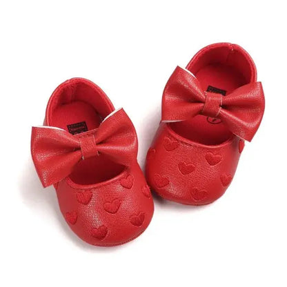 Moccasins Moccs Bow Fringe Soft Soled Non-slip Shoes - Baby World