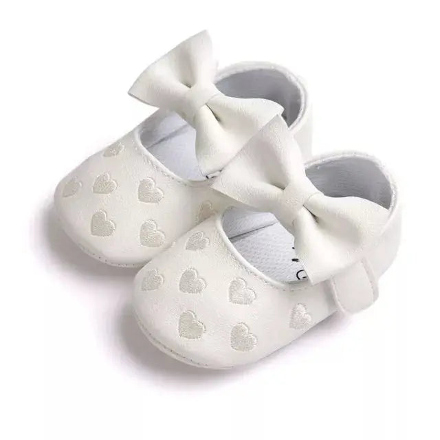 Moccasins Moccs Bow Fringe Soft Soled Non-slip Shoes - Baby World