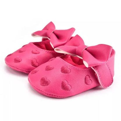 Moccasins Moccs Bow Fringe Soft Soled Non-slip Shoes - Baby World