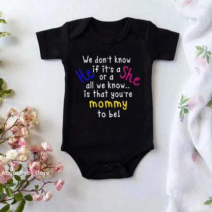 Newborn Announcement Cotton Cute Baby Onesies - Baby World