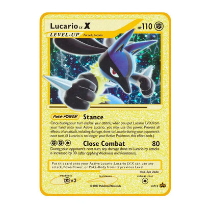 Pokemon 27 Styles New GX MEGA Gold Metal Card Super Game Collection Anime Cards Toys for Children Gift - Baby World