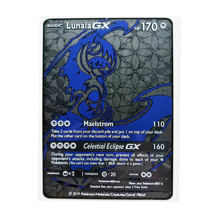 Pokemon 27 Styles New GX MEGA Gold Metal Card Super Game Collection Anime Cards Toys for Children Gift - Baby World