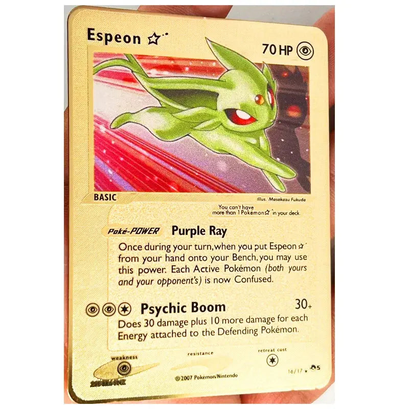 Pokemon 27 Styles New GX MEGA Gold Metal Card Super Game Collection Anime Cards Toys for Children Gift - Baby World