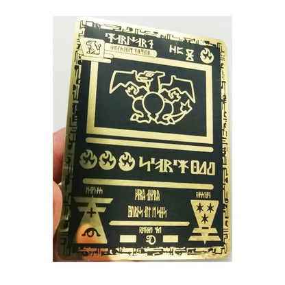 Pokemon 27 Styles New GX MEGA Gold Metal Card Super Game Collection Anime Cards Toys for Children Gift - Baby World