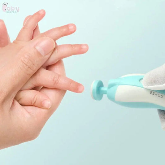 Anti-scratch Multifunctional Baby Electric Nail Clipper/Polisher Baby World