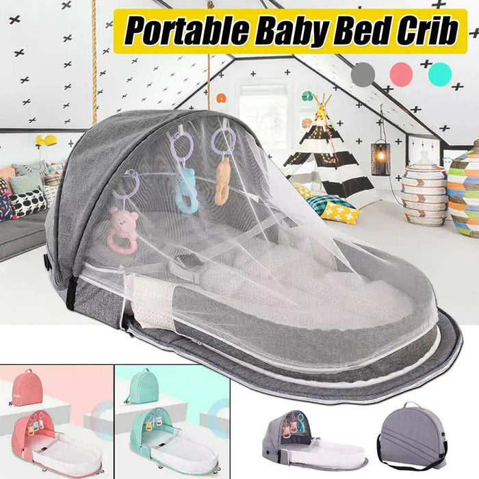 Portable Baby Travel Crib with Mosquito Net Baby World