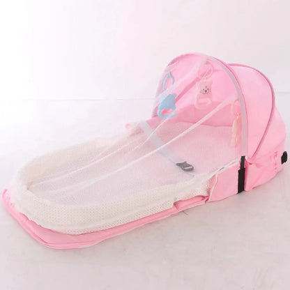 Portable Baby Travel Crib with Mosquito Net Baby World