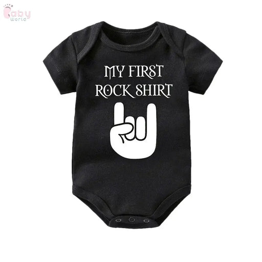 My First Rock Shirt/Romper Baby World
