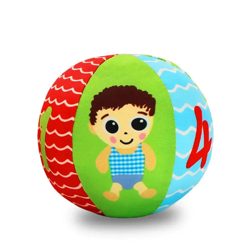 Rotating Rattle Ball Grasping Activity Baby Development Toy - Baby World