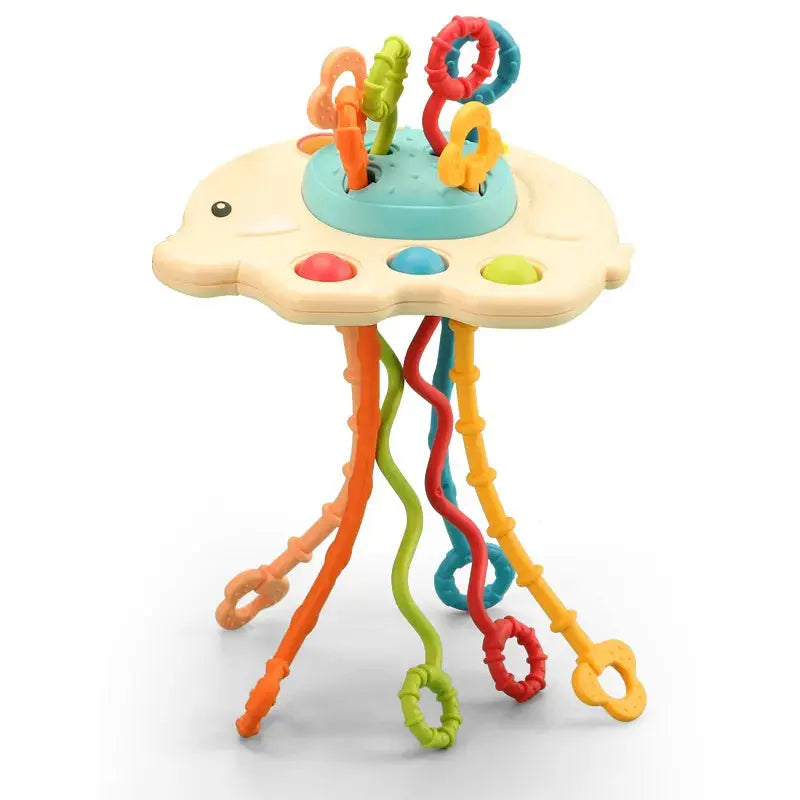 Rotating Rattle Ball Grasping Activity Baby Development Toy - Baby World
