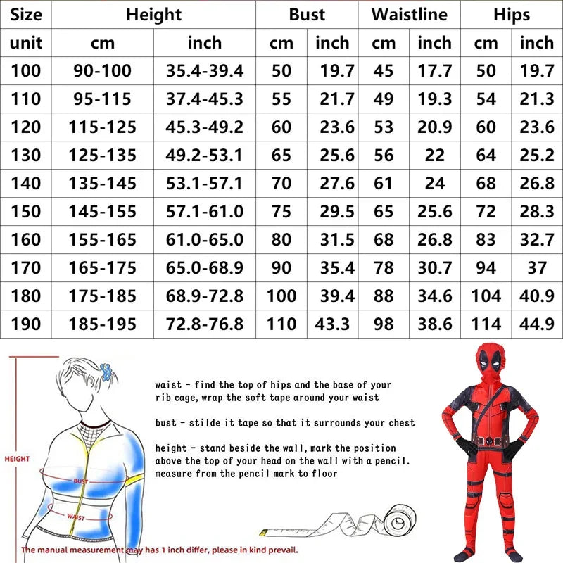 Adult Deadpool Cosplay Costume | Baby World